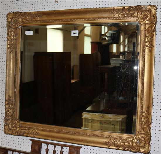 Gilt frame mirror(-)